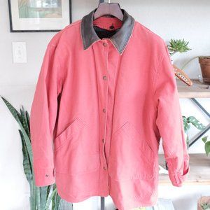 VTG Woolrich Chore Coat Red Blanket Lined